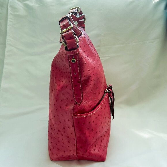 Dooney & Bourke Dillen Hobo Bag, Pink Pebbled Leather, Orig. $298.00 - Picture 7 of 12